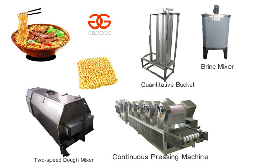 Basic Equipment of Fried Instant Noodles Production Line