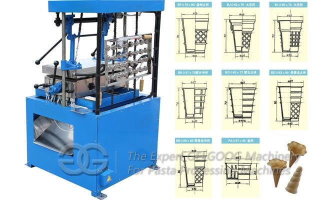 Wafer Ice Cream Cone Making Machine